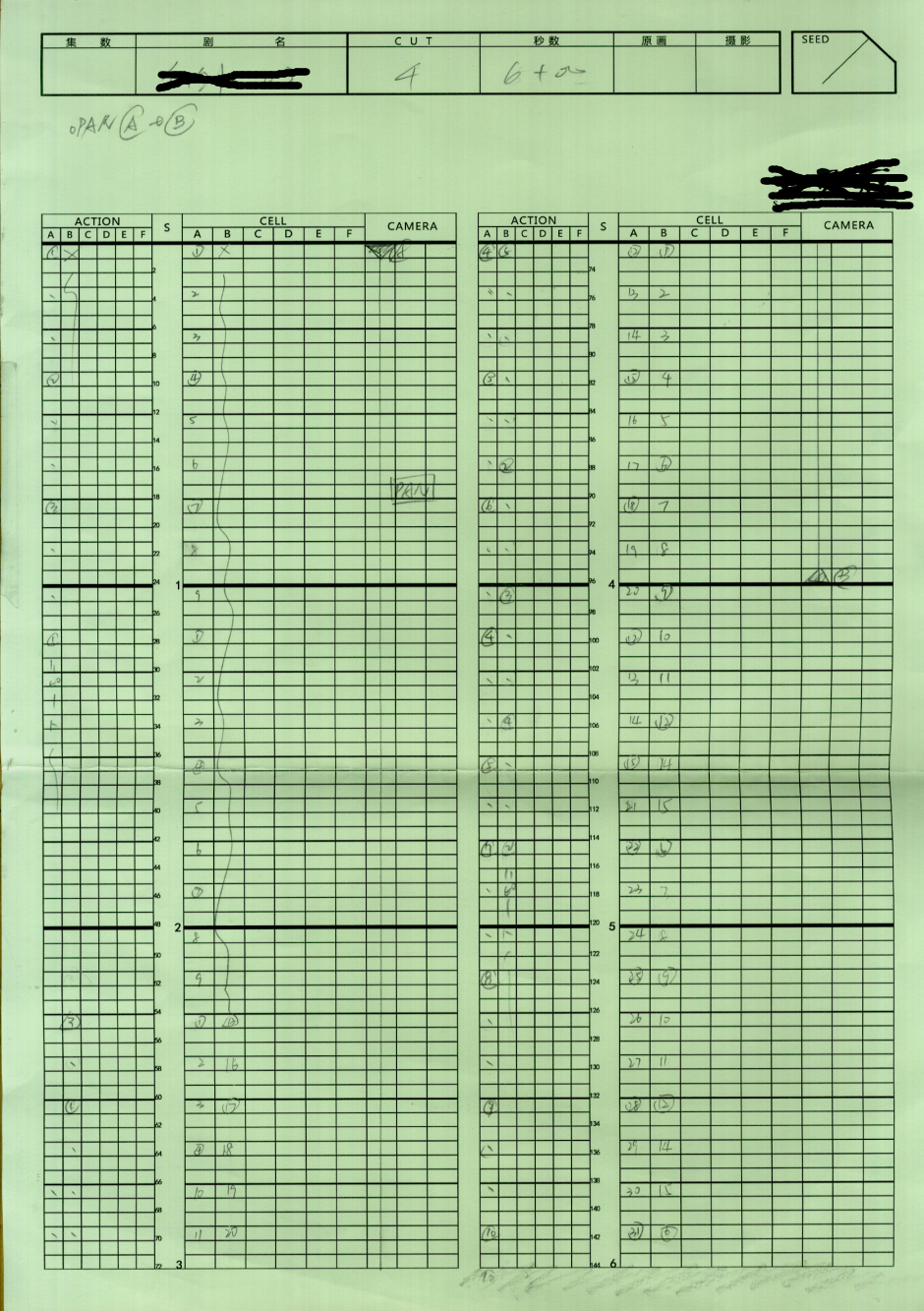 动画中的帧数,cut,一秒,和一个画面都是指什么?