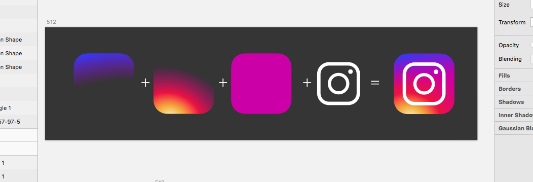 如何用设计软件画出Instagram新logo那样的多
