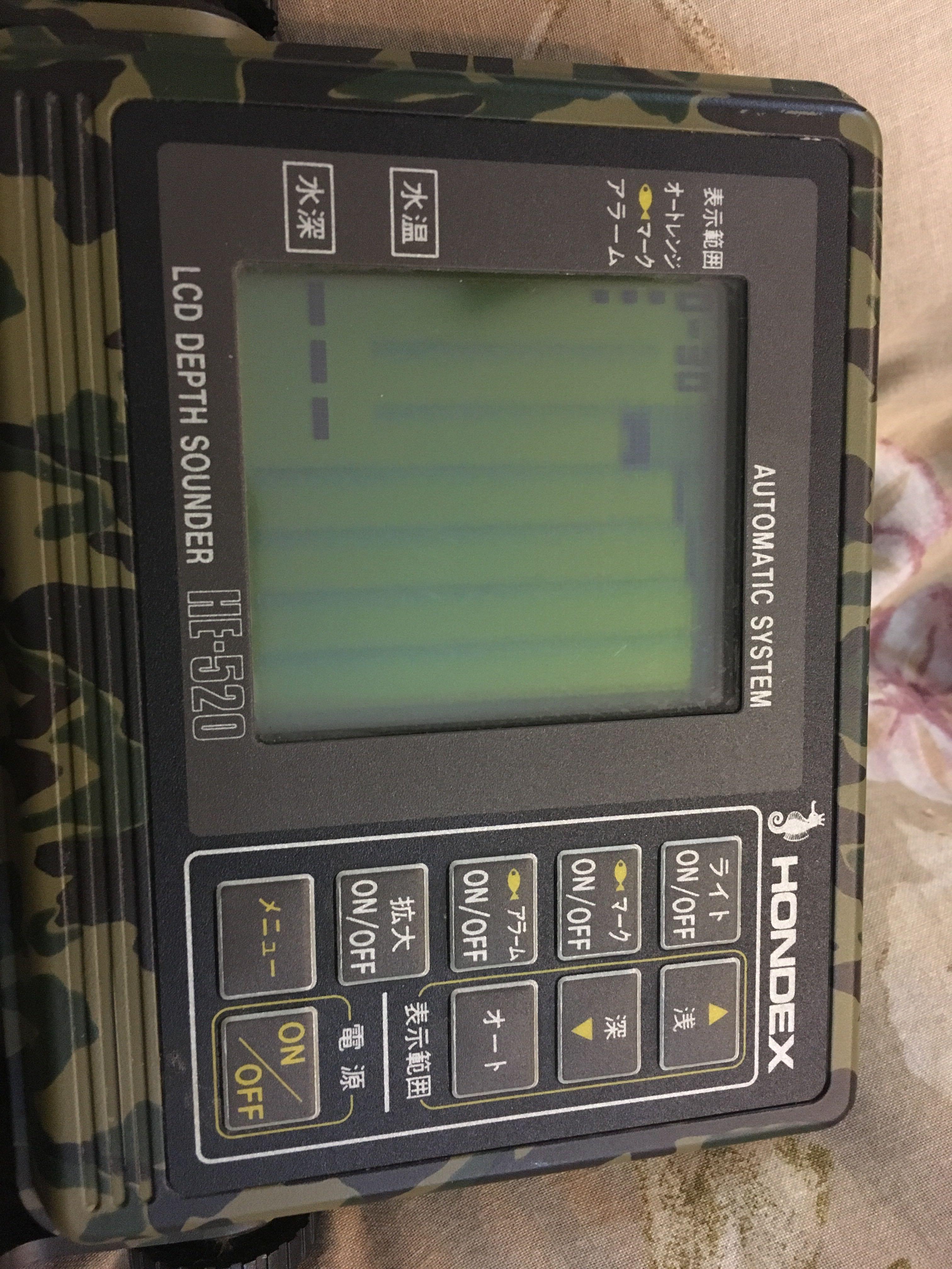 有日语达人钓鱼达人吗?请教hondex He-520 钓