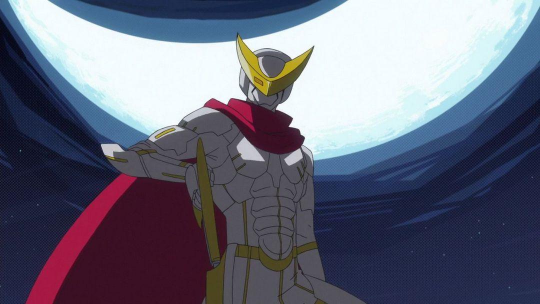 无人知晓天弓骑士 『天弓』即是新月,月光假面的额头上也有一弯新月