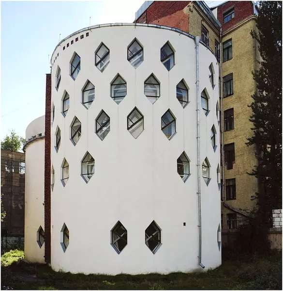 工作室(住宅即工作地点),构成主义,苏联先锋派, 建造:1927-1929