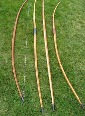 如上图的土耳其弓,在弓臂的内侧(朝向人的一侧),铺设强度高弹性大的