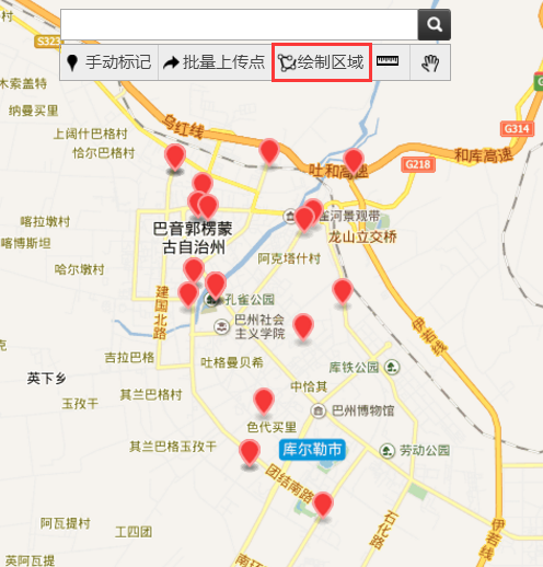 如何用地图慧快速制作点标记区划地图