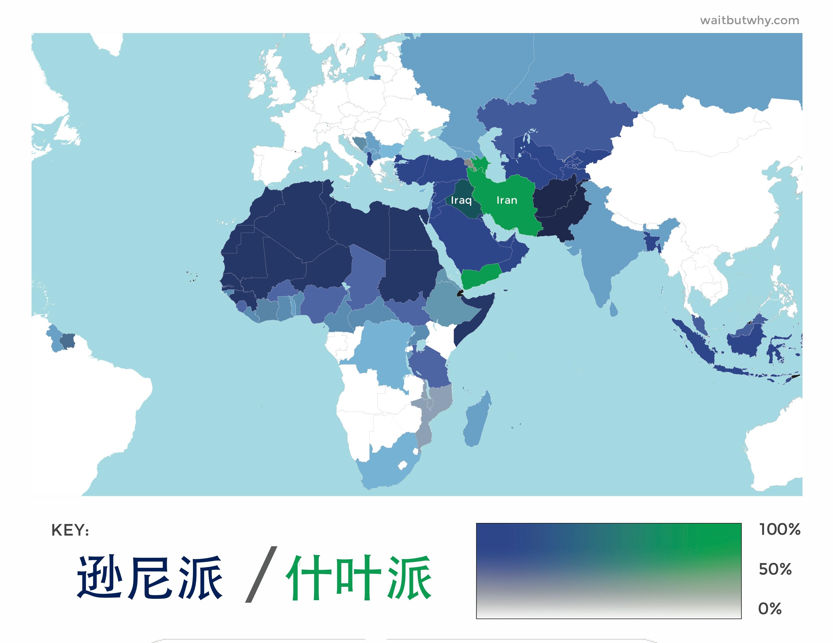 什叶派人口_什叶派和逊尼派分布(3)
