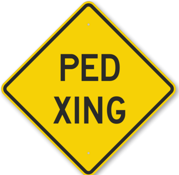 ped是pedestrian 行人的简称