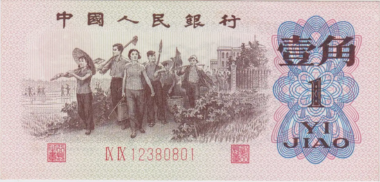 中国旧紙幣】人民元 14枚セット⑥-