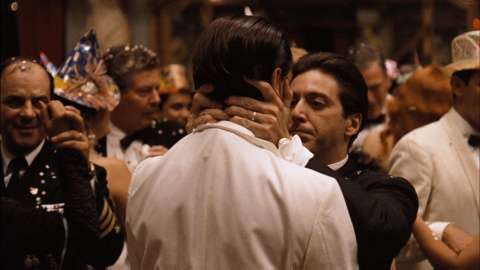教父 第二部 michael kiss fredo," i know it was you fredo, you