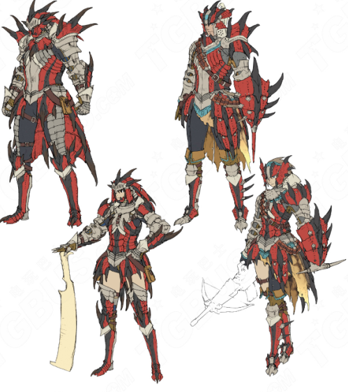 怪物猎人中你觉得最帅的防具套装