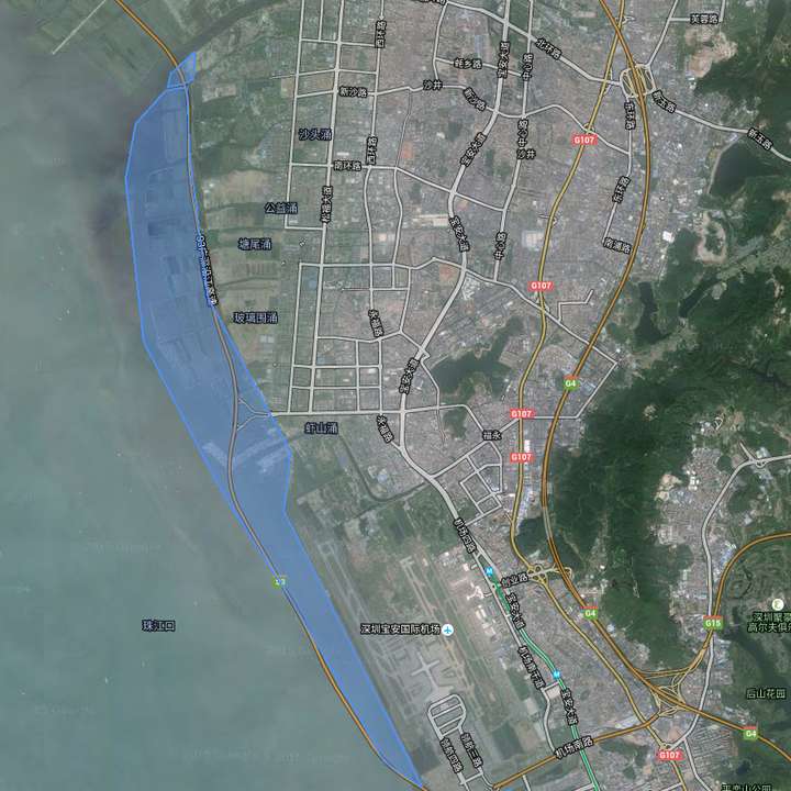 深圳填海区域图片