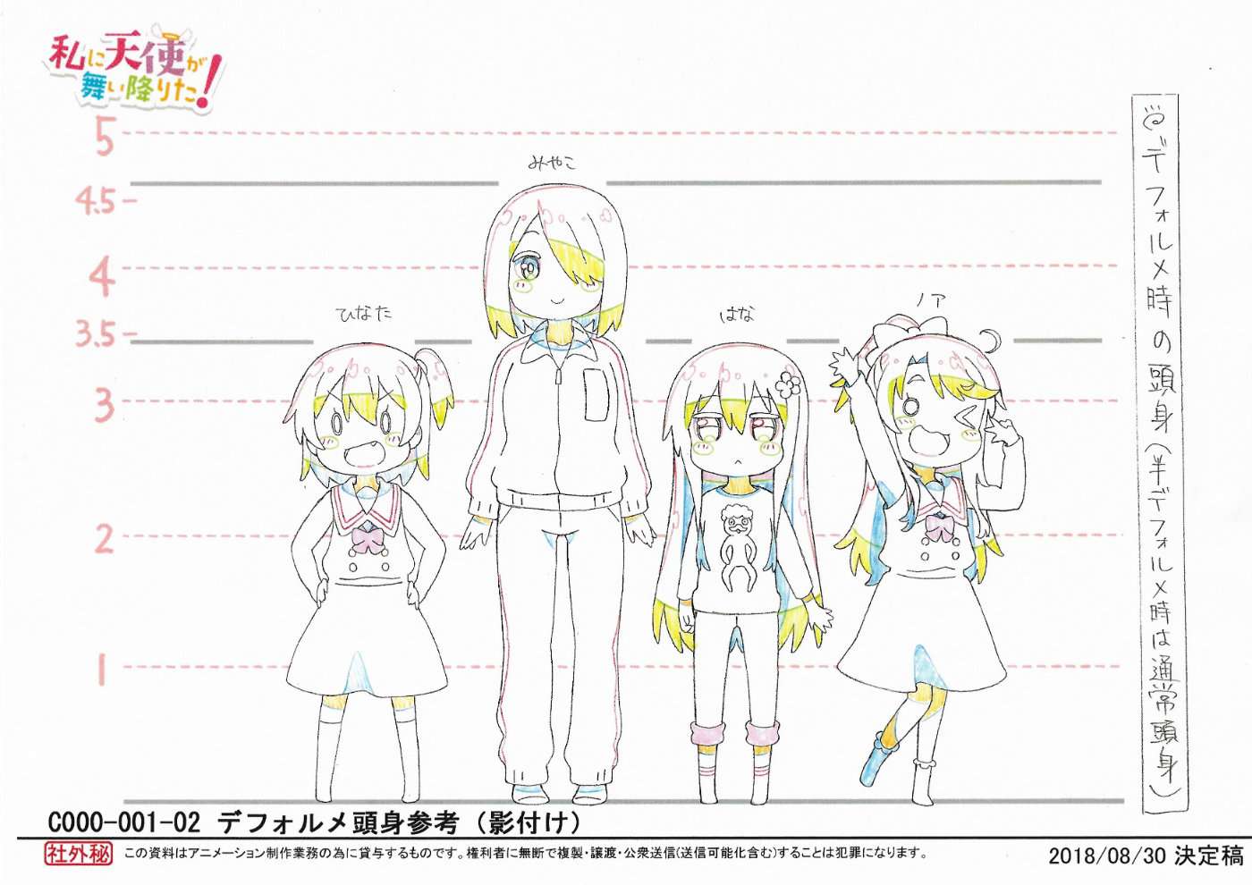 转 私に天使が舞い降りた アニメ設定資料制作資料 知乎