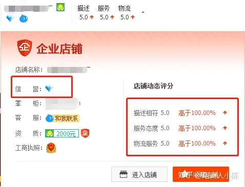 淘宝网店面级别信誉度怎样提升?有2种方式提升(图4) 淘宝网店面级别信誉度怎样提升?有2种方式提升(图4)