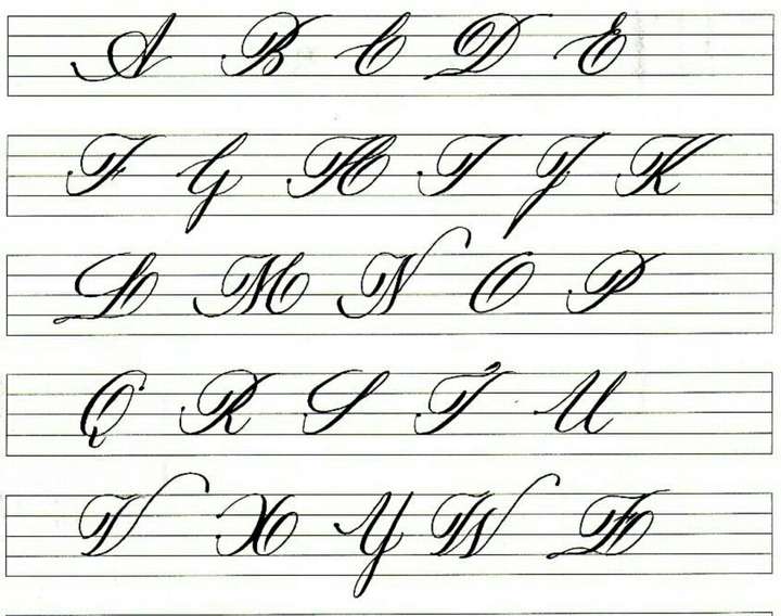 如何练就好看的英文手写体?