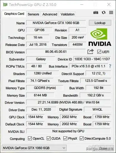 分享我卖二手GTX 1060 6G显卡的经历（已收货已打款） - 知乎