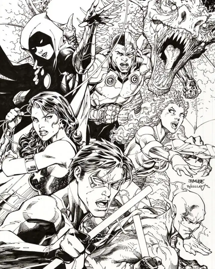 美漫大师漫画手稿,燃炸了!附78p手稿放送!