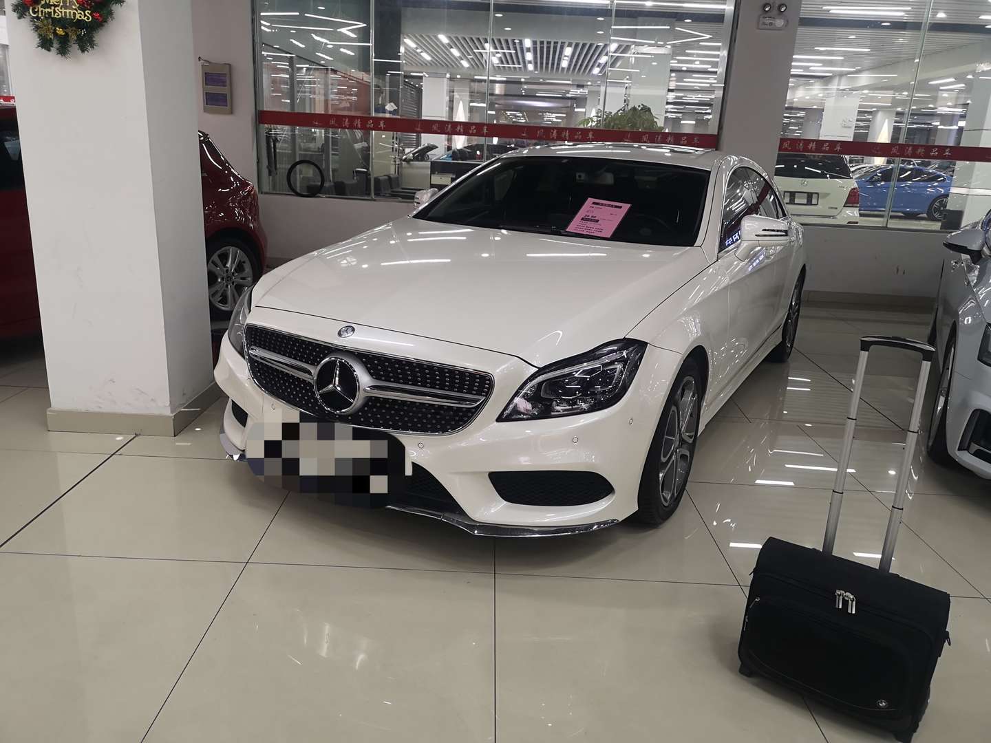检测一台奔驰cls 二手车检测 新车检测 二手车新车评估 二手车新车鉴定 知乎