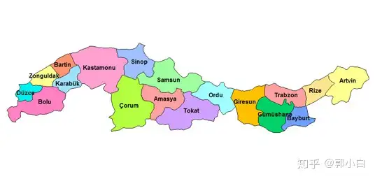 详细的土耳其区域划分和介绍