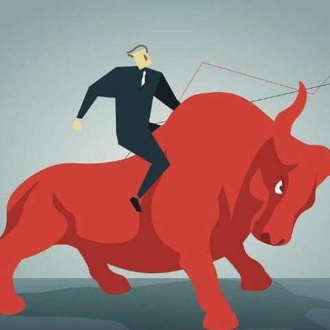 所谓"牛市"(niú shì,bull market),也称多头市场,指证券市场行情