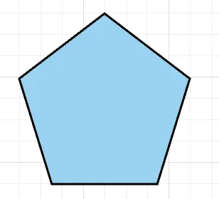 1 正五边形图22 五角星对于图2