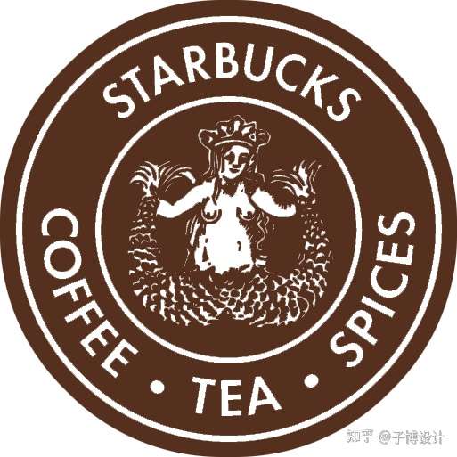 星巴克与美人鱼 巧用图形logo 的绝佳案例 知乎