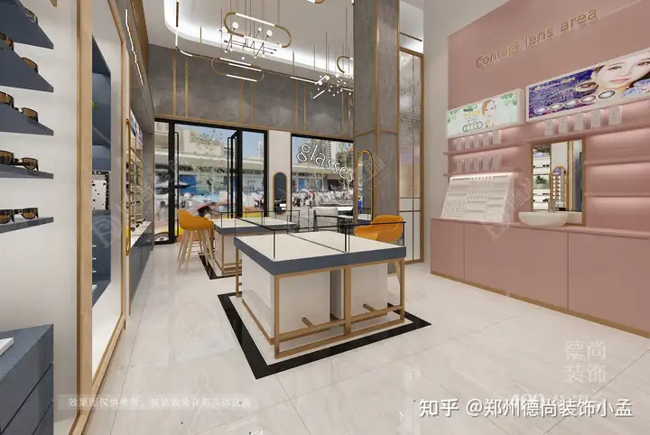现代风格眼镜店装修设计案例，精致而内敛(图3)