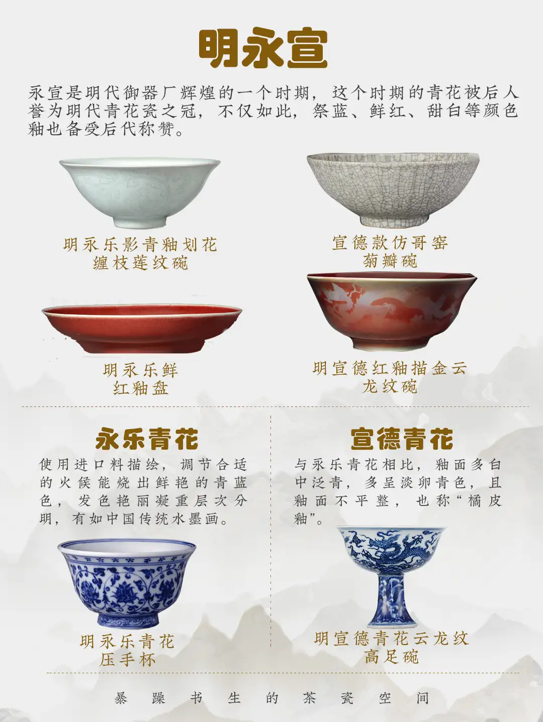 中国陶磁器明成化動物平杯-