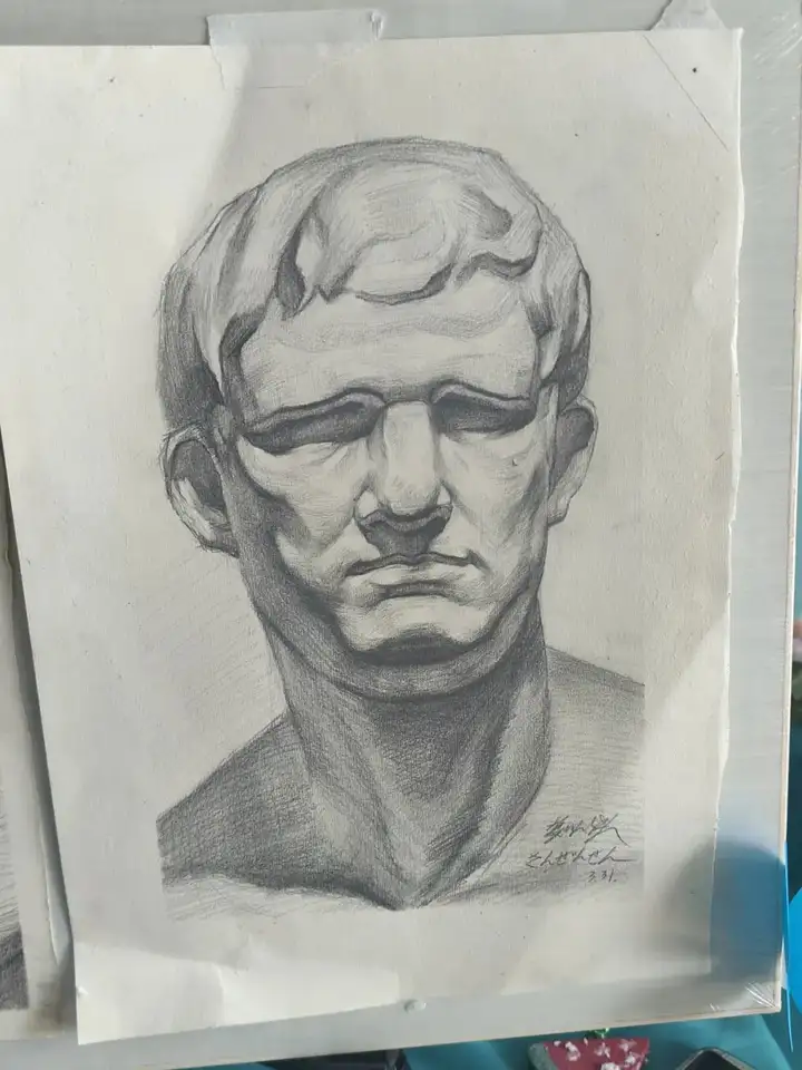 绘影逐光 青春创想|塘栖校区素描比赛优秀作品展(图22)