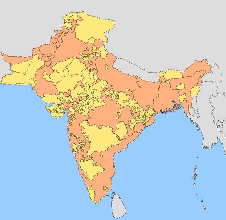 印度占地面积图片