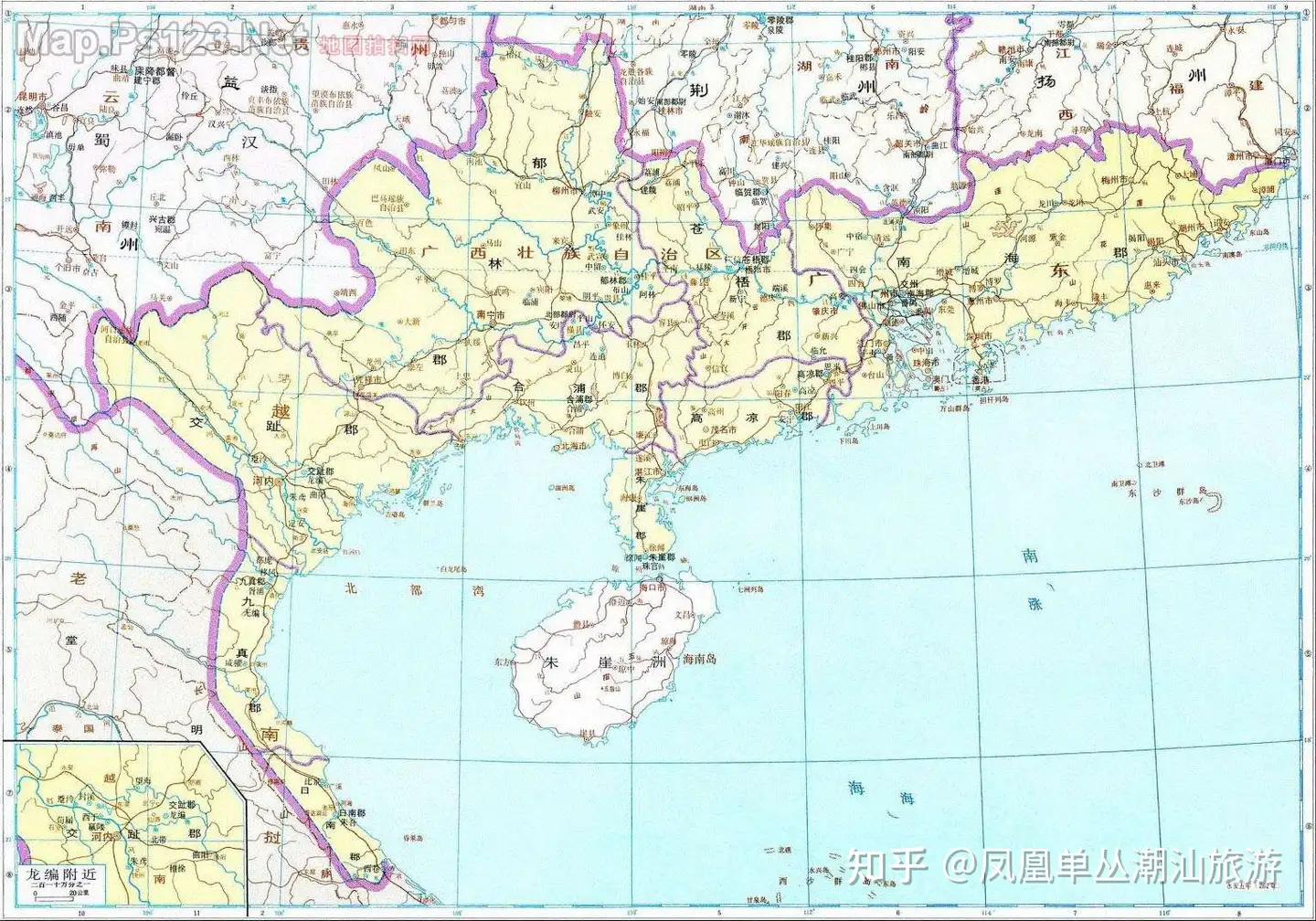 广东各朝历史地图（今日广东省版图基本定型于明朝）插图2