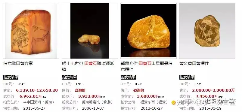 田黄石印章拍卖田黄石印章拍卖价格多少钱一克- 知乎