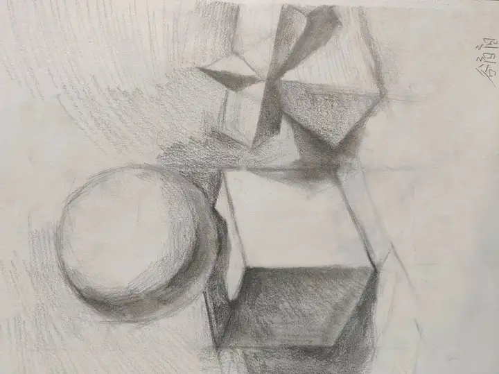 笔绘青春活力 共沐艺术阳光 | 塘栖校区优秀绘画作业展示(图14)