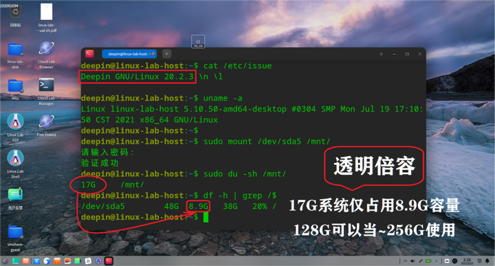 Linux Lab 发布 v0.8-rc1，Linux Lab Disk 同步支持 Deepin 20.2