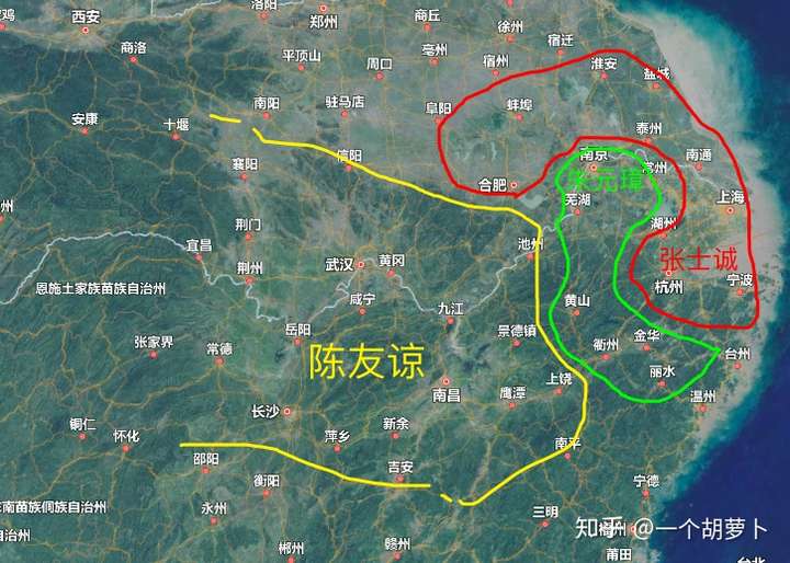 陈友谅版图图片