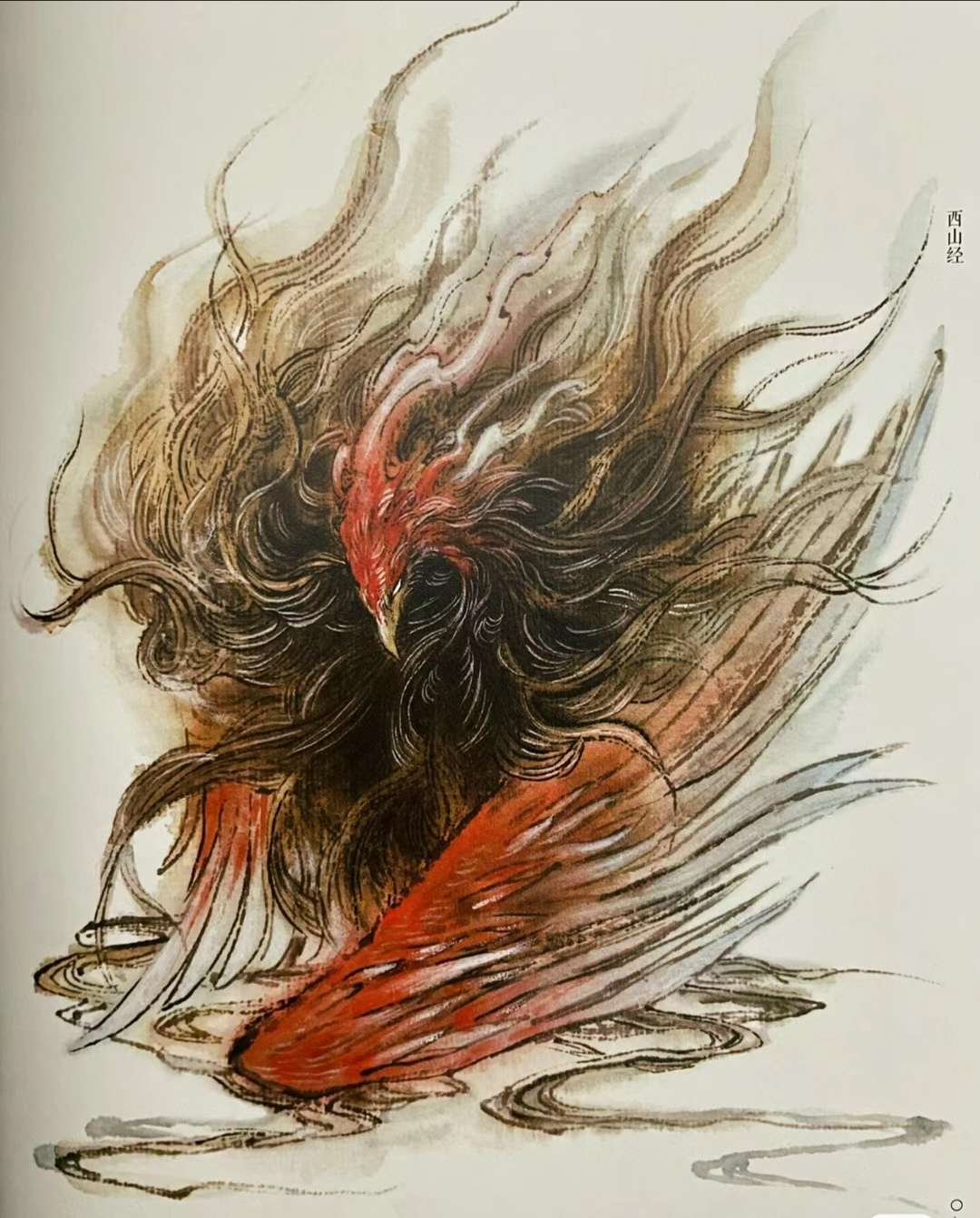 许癫 的想法: 当扈-明目神鸟 | #被一张画打动 #山海经… - 知乎
