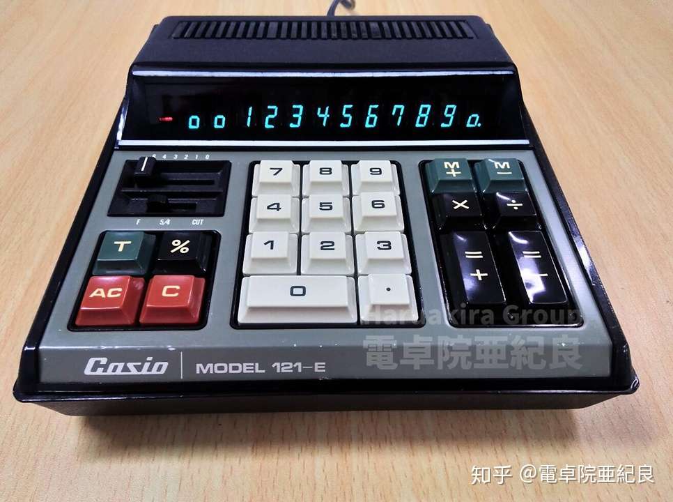 1973年的casio 121 E台式计算器 知乎