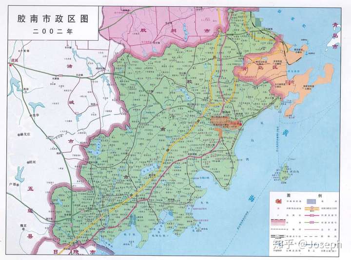 黄岛西海岸地图高清版图片