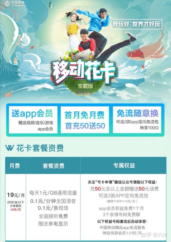 移动花卡套餐吧