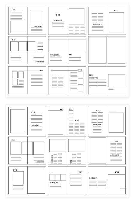 这些是海报排版设计的框架范例
