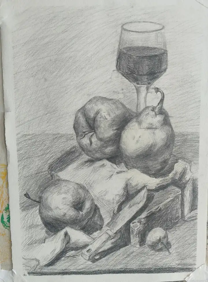 绘影逐光 青春创想|塘栖校区素描比赛优秀作品展(图17)