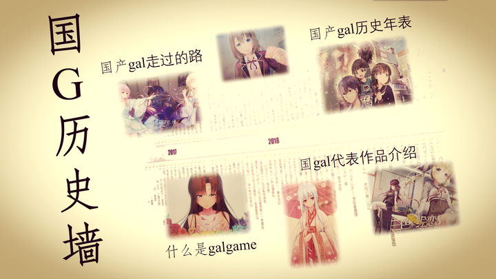 在国产GAL杀入游戏展后，回头看看来时的路——2020WePlay文化展文字AVG之魂展区历史墙全文一览