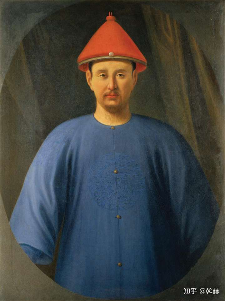 清朝前中期发型是金钱鼠尾为什么同时期的皇帝画像包括多尔衮画像两鬓