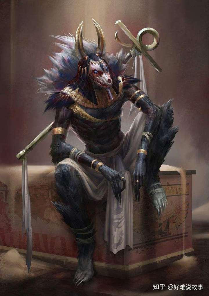 死神阿努比斯,这是古埃及神话中的神只.