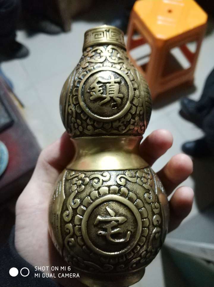 大明宣德铜葫芦