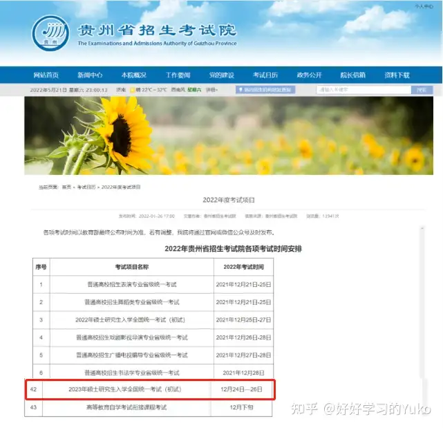 23考研时间已公布 全年重要时间节点来了 知乎