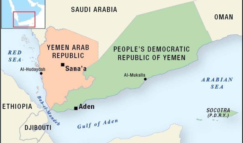 也门位置图片