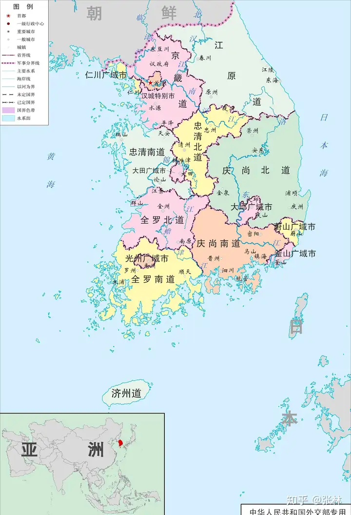 各国海外族裔人口－朝鲜人（朝鲜的外国人数量）