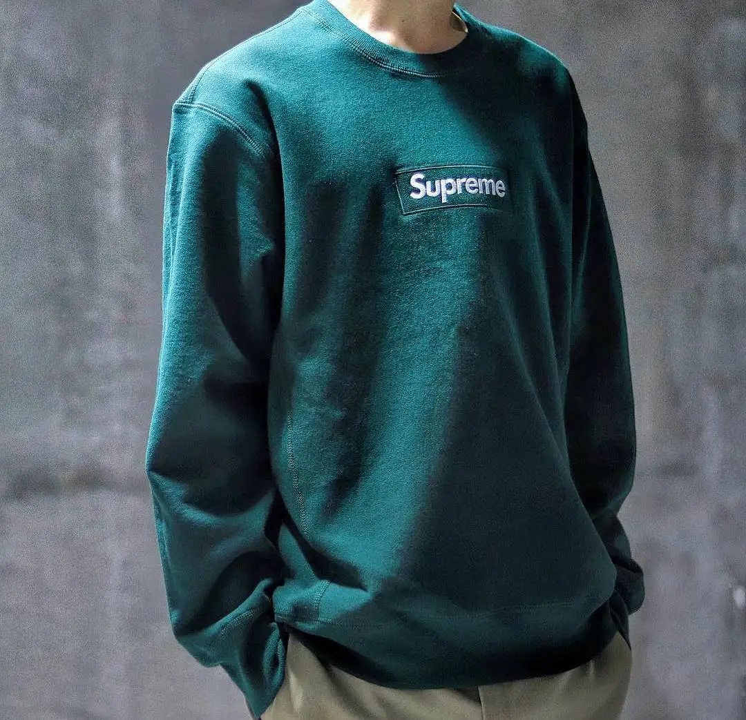 2023特集 Crewneck 【名作!】Supreme Box Box Supreme Logo Box