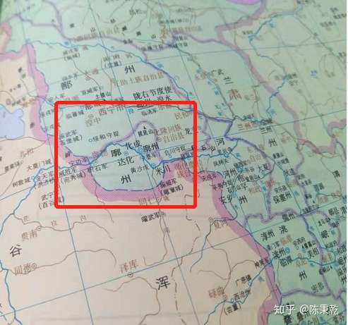 唐朝河西九曲之地具体指的是哪里万能的知友是否有地图