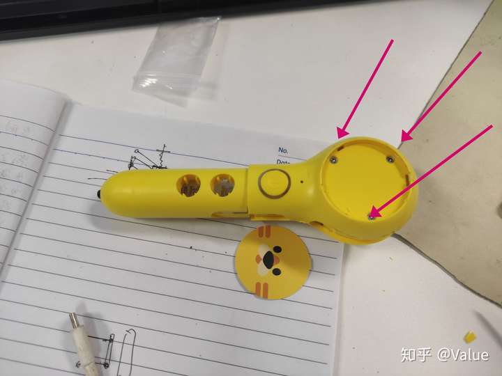 趣威点读笔拆卸教程