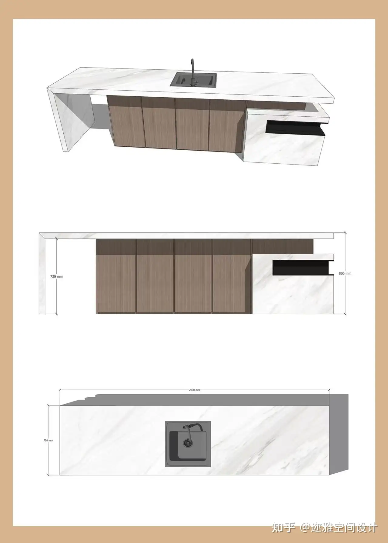 装修干货|厨房岛台超全尺寸进来抄作业- 知乎