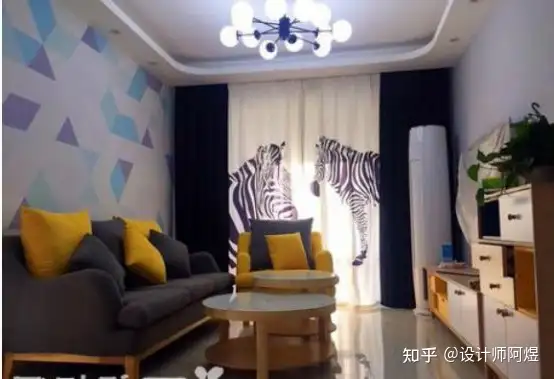 家居装修装饰，92平婚房室内装修，温暖简洁幸福快乐的小婚房!(图3)